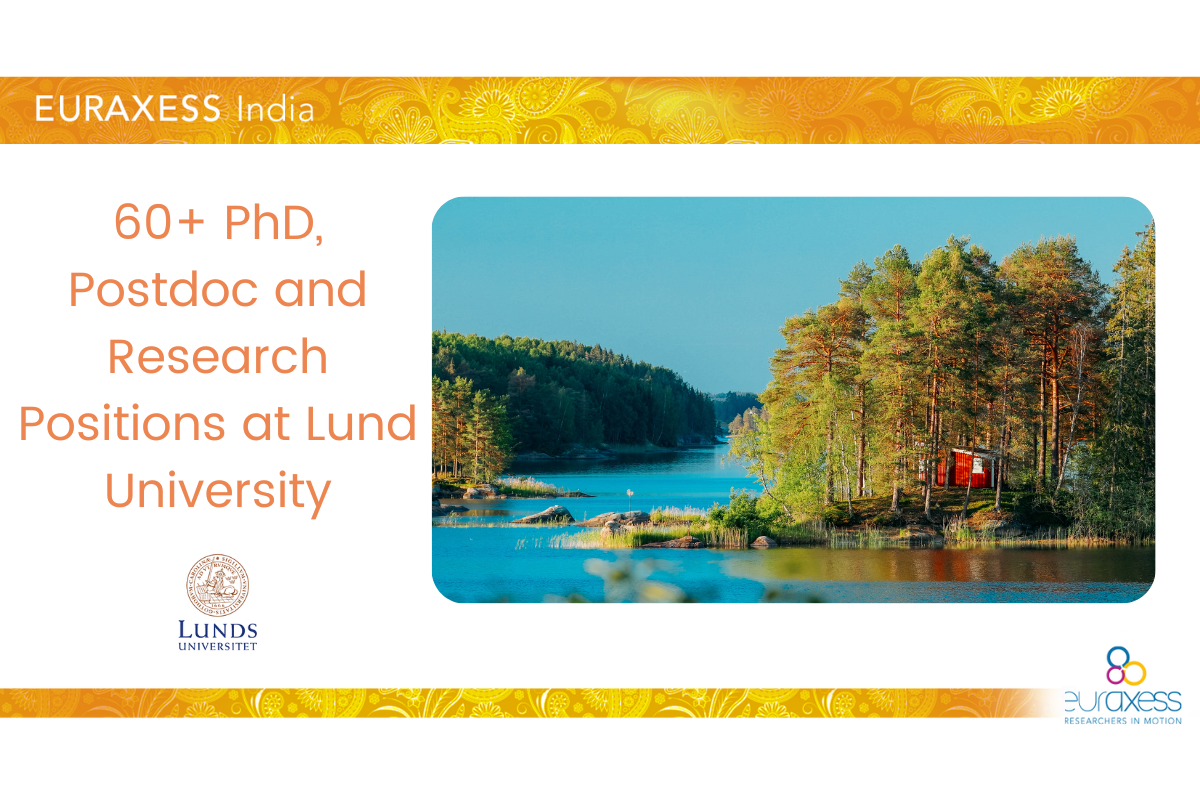 SWEDEN: 60+ PhD, Postdoc And Research Positions At Lund University ...